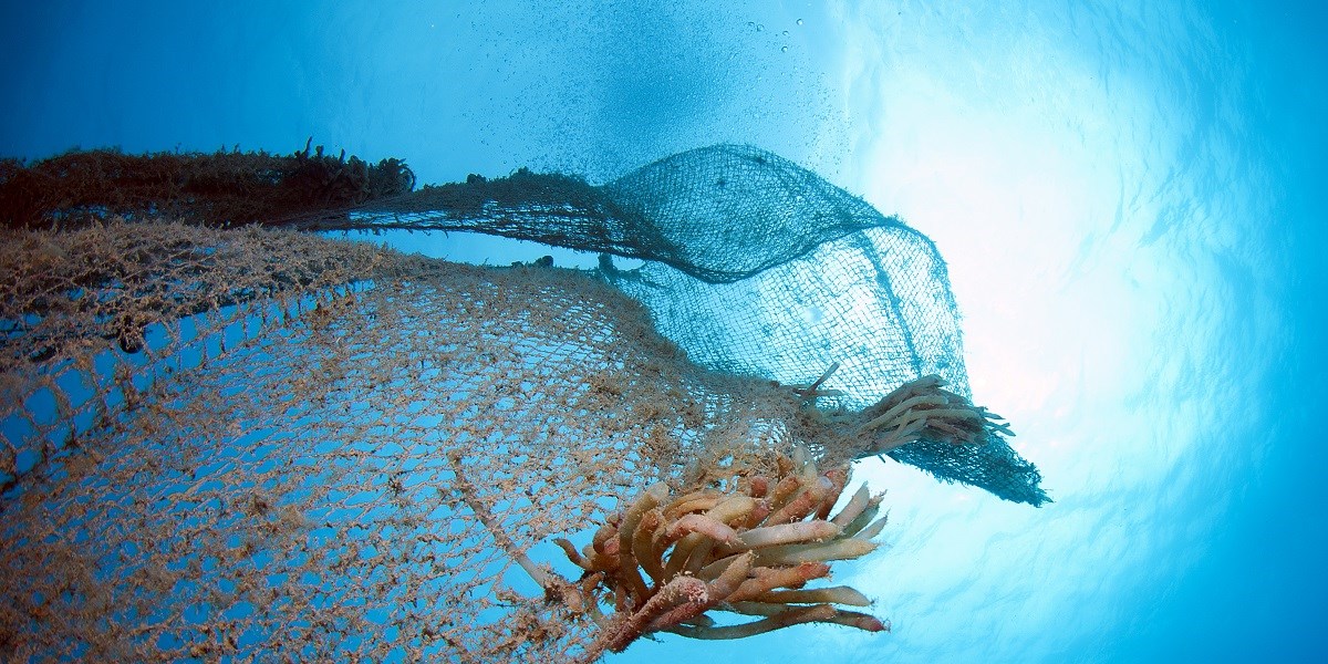 Gamle fiskegarn utgjør et betydelig miljøproblem. Foto: Thinkstock