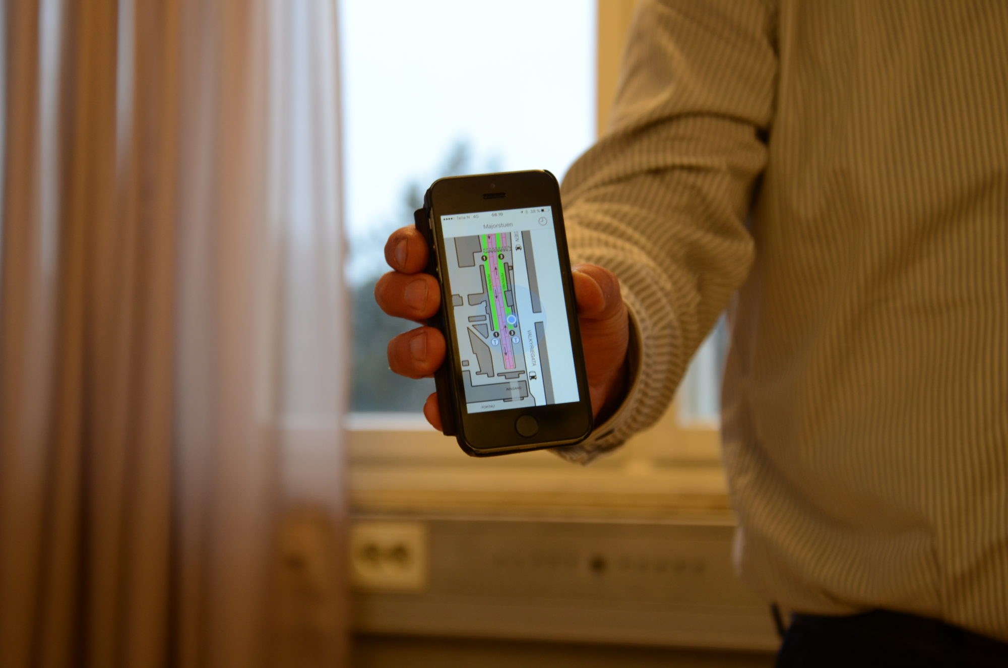 NextSignal og SINTEF har utviklet en veiviser for blinde i lommeformat.  Foto: Lisbet Jære.