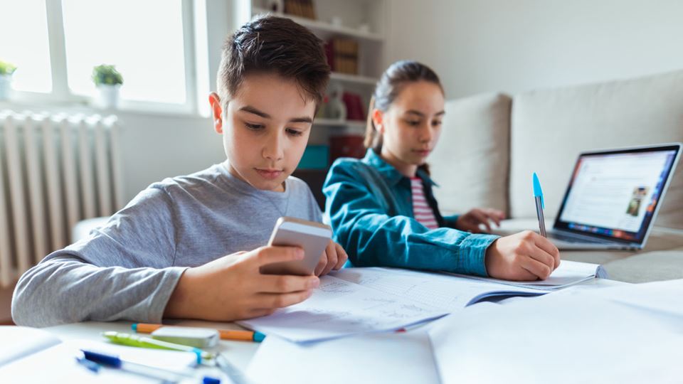 Plutselig ble skoledagen flyttet til stua. Her er forskernes råd til alle som nå må bruke nettet som lærings- og undervisningsarena. Foto: iStock/mixetto