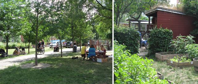 park rundt eldrehjem i ny drakt