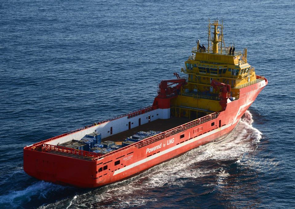 Skipet Viking Energy er et av de første skipene som går på ammoniakk. Nå skal teknologien forbedres ytterligere av SINTEF, slik at løsningen blir lønnsom for rederiene. Foto utlånt fra rederiet Eidesvik.