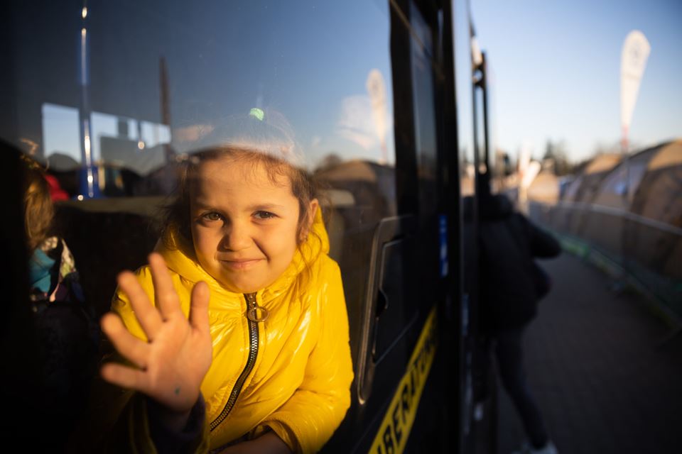 At barn eller kvinner skal forsvinne og bli tatt av menneskehandlere, er marerittet for alle ved transittmottak på den polsk-ukrainske grensen, skriver artikkelforfatterne. Foto: Christoph Soeder/dpa/NTB