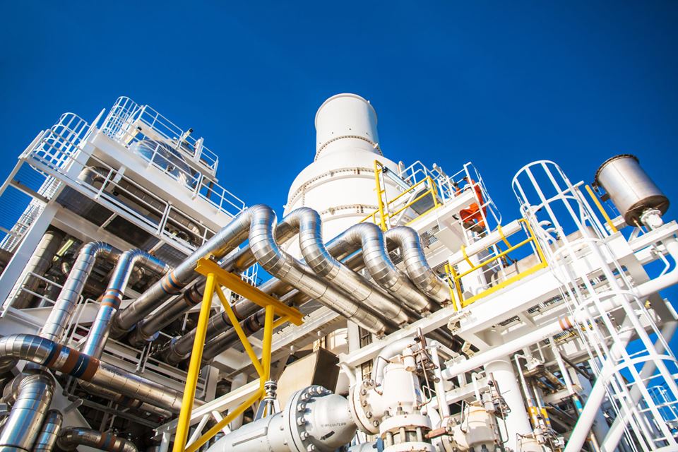 Mens denne offshore gassturbinen  vil gi oss en tredjedel av energien som finnes i naturgassen, kan en brenselcelle gi oss nesten to tredjedeler. Foto: Shutterstock.