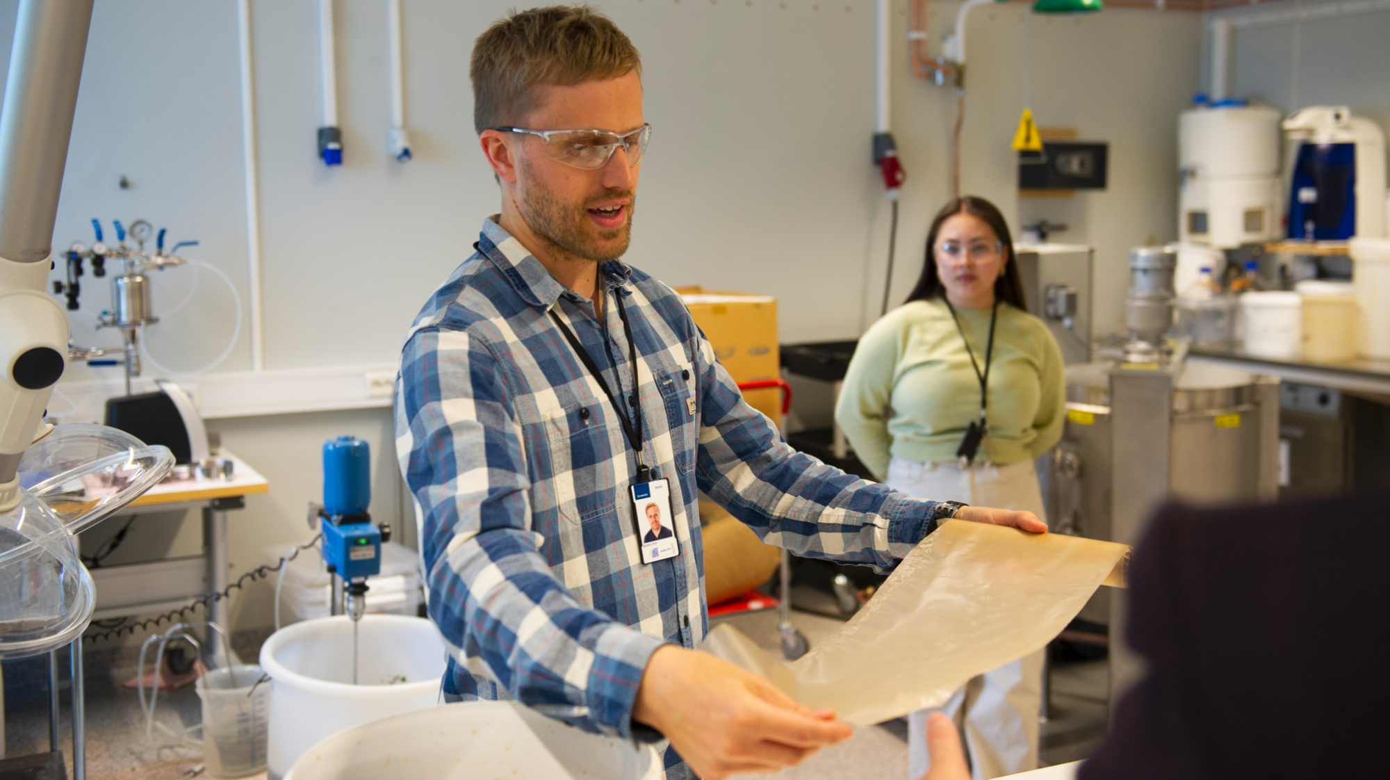 Denne plasten er laget av tare