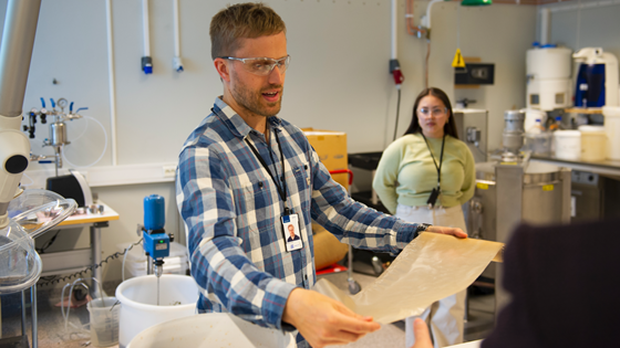 Denne plasten er laget av tare