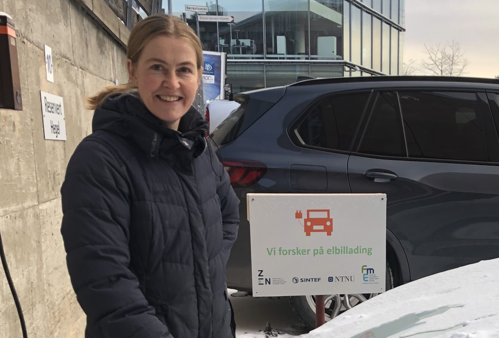 Forsker på elbillading: Åse Lekang Sørensen i SINTEF