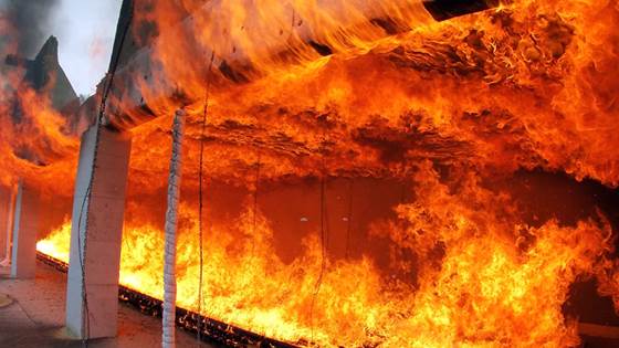 Synlig byggemateriale i massivt tre gir langt raskere brannutvikling