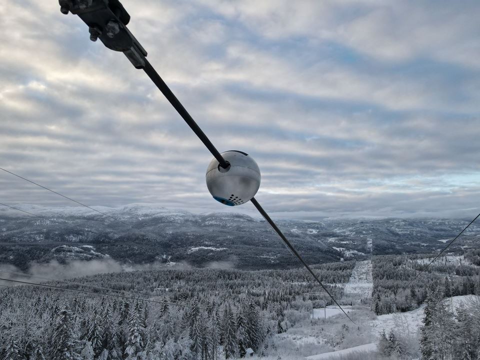 Neuronene er på størrelse med en bowlingkule og full av sensorer. Foto: Heimdall Power