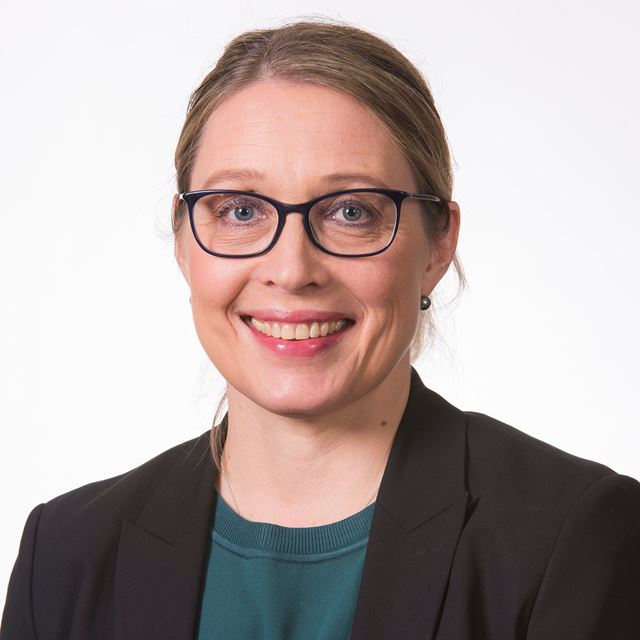 Arbeidslivsforsker Lisbeth Øyum i SINTEF. Portrett.