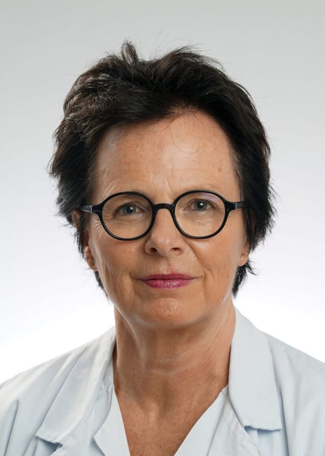 Overlege Unn Merete Fagerli ved St. Olavs Hospital. Portrett.