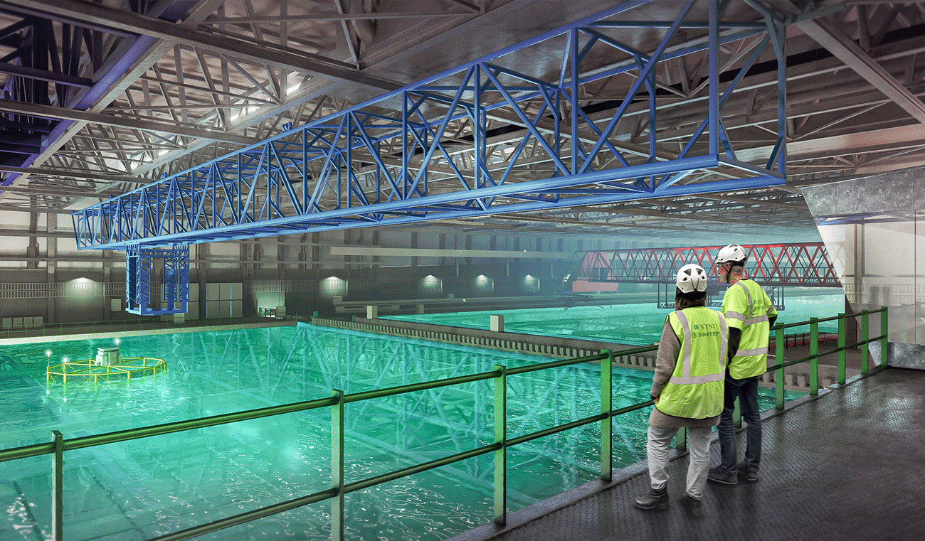 Her bygges laboratoriet der selv jordas krumning må med i beregningene