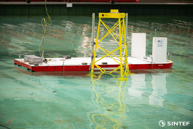 Lekter og understell i havbassenget
