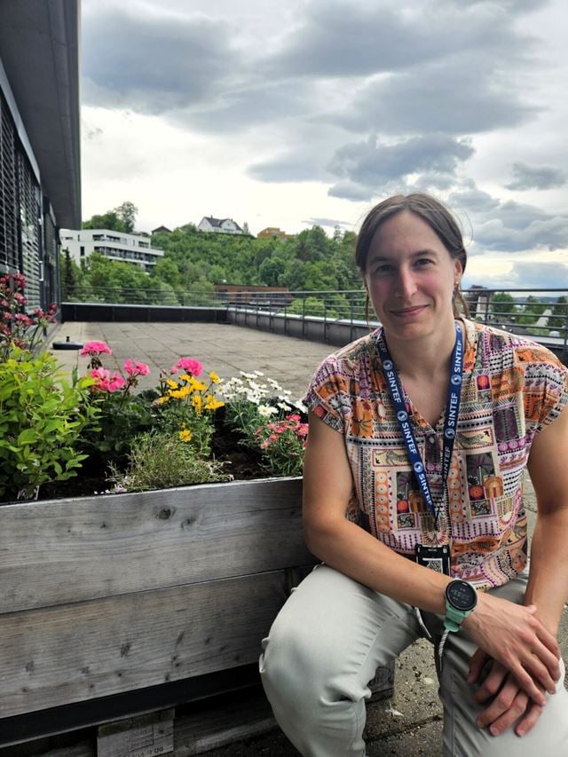 Noëlie Maurin tenker nytt om hvordan vi kan bekjempe antibiotikaresistens. Foto: SINTEF 