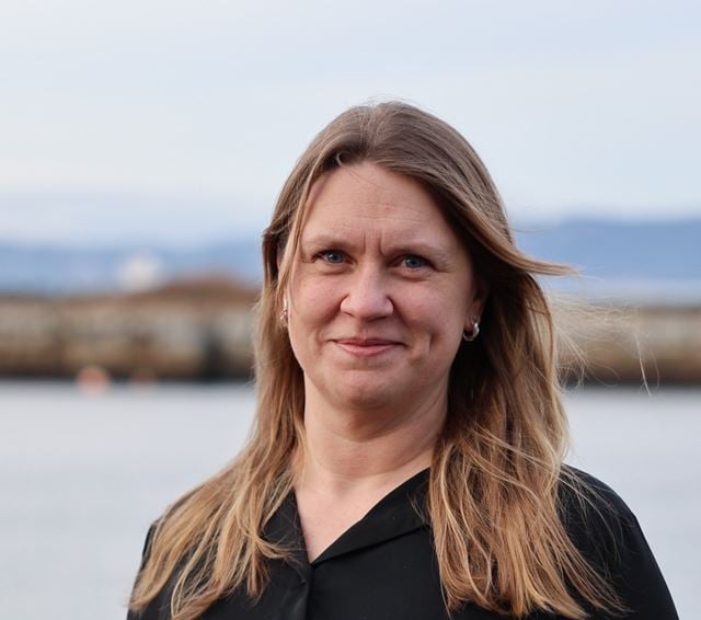 Trine Thorvaldsen forsker på HMS i havbruk. SINTEF Ocean. Portrett.