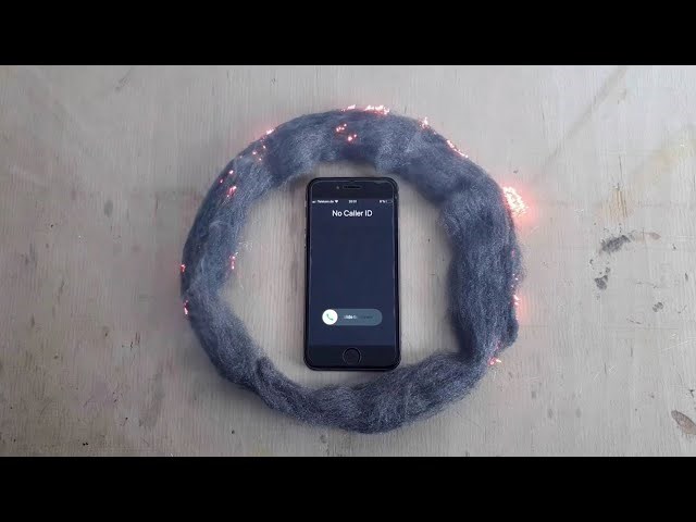 Er det mulig å bruke en ringende telefon for å få fyr på stålull?