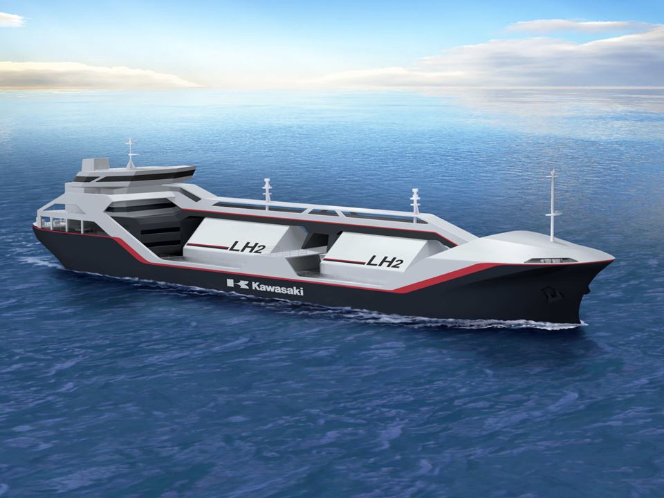 The world’s first special ship for cargoes of liquid hydrogen is already being built. SINTEF researchers have evaluated a number of solutions, and concluded that Svalbard, which currently obtains its energy from coal, could become a zero-emissions society in the future, thanks to hydrogen shipped in from the mainland. Illustration: Kawasaki Heavy Industries