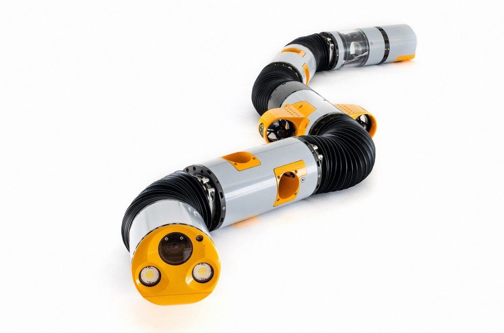 The robot consists of several interconnected modules that work together, a bit like advanced “snake Legos.” It combines the best of several different technologies. Photo: Eelume