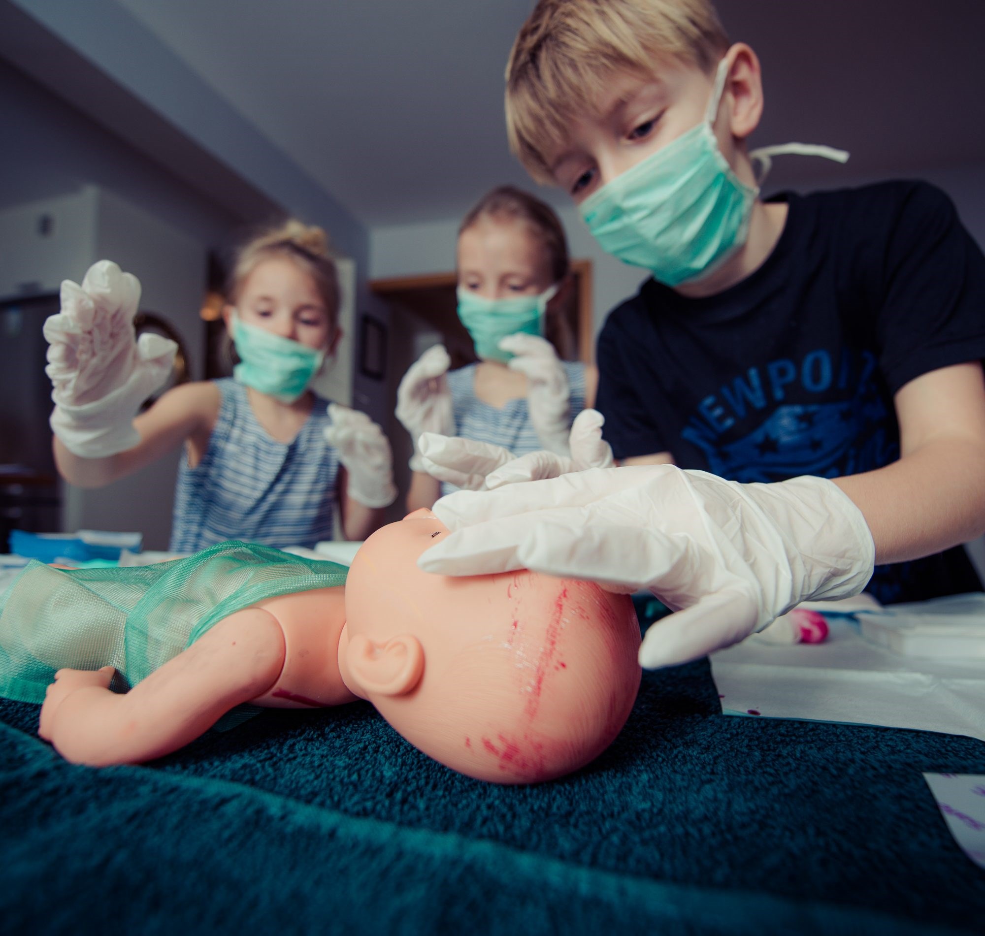 First aid training for young children