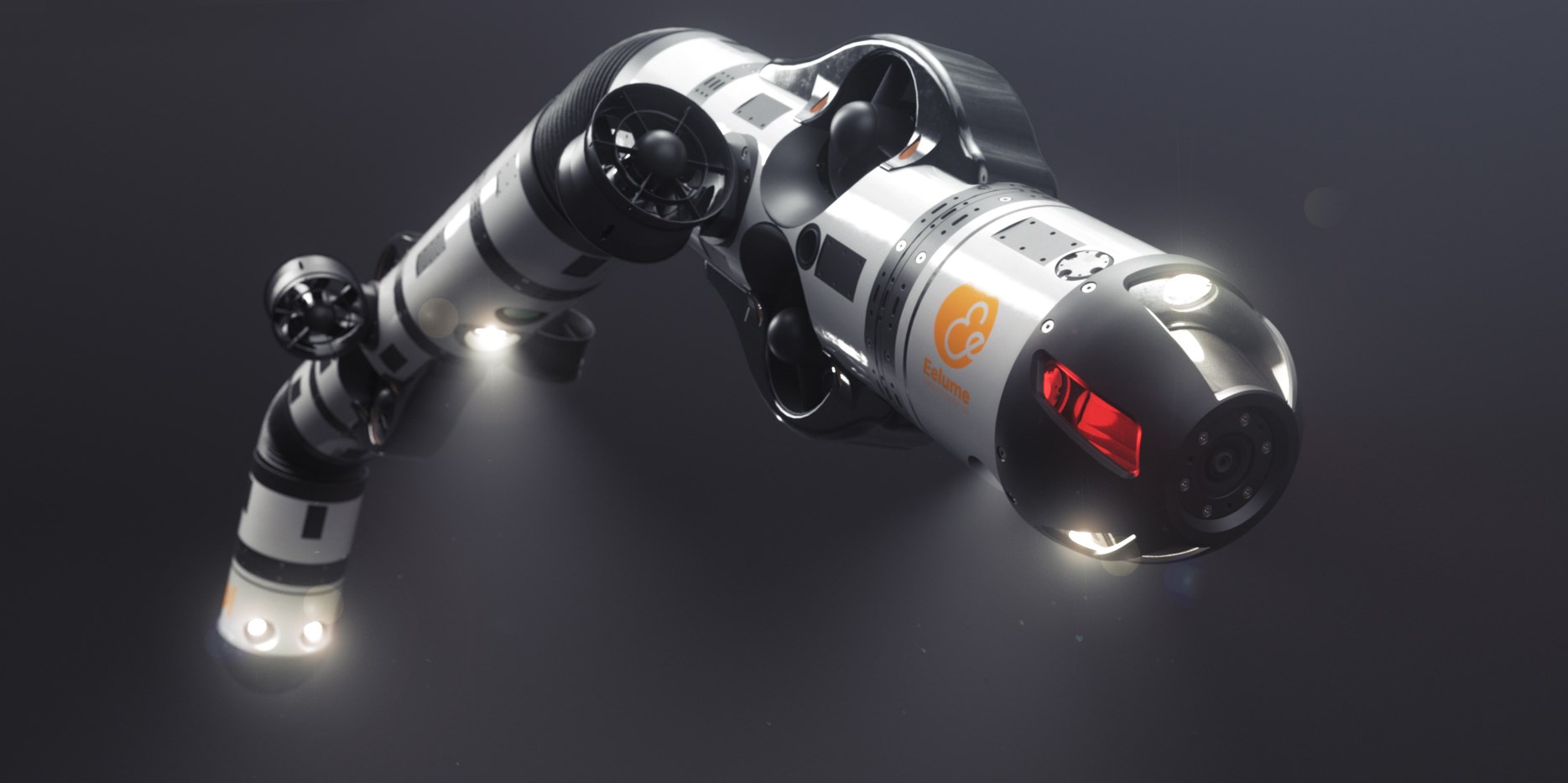 Snake robot ready to go on watch in the deep seas