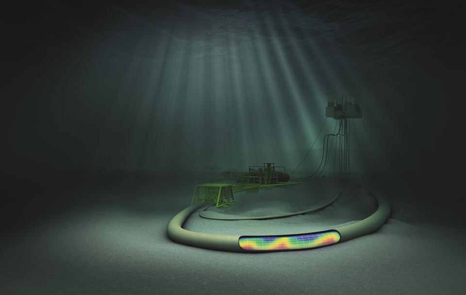 The maximum distance permitted for the transportation of oil and gas in the same subsea pipeline will probably soon be increased thanks to a recently developed simulation tool developed jointly by SINTEF and the Norwegian company LedaFlow Technologies. Illustration: LedaFlow Technologies