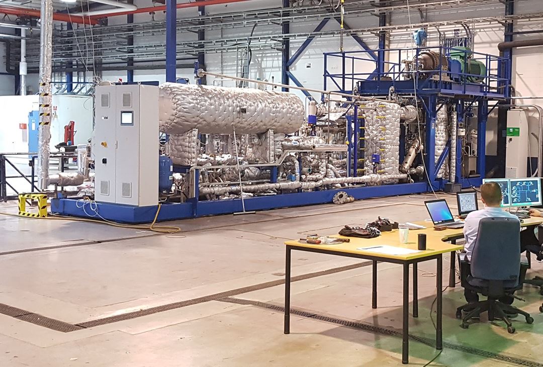 Industrial heatpump at Twocircle