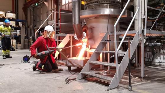 Recirculating off-gas contributes to carbon capture