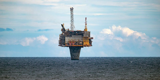 The Draugen platform on Halten Bank