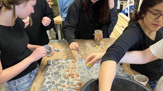 Pupils are making circular art for Oslo’s first ‘energy-plus’ school