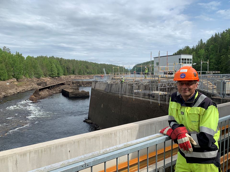Project Manager Tor Åmdal at hydropower company Agder Energi Vannkraft is overseeing the upgrade. Photo: Agder Energi Vannkraft/Å Energi
