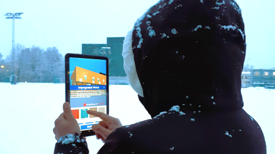 This technology enables you to sense and experience architecture – which doesn’t even exist yet