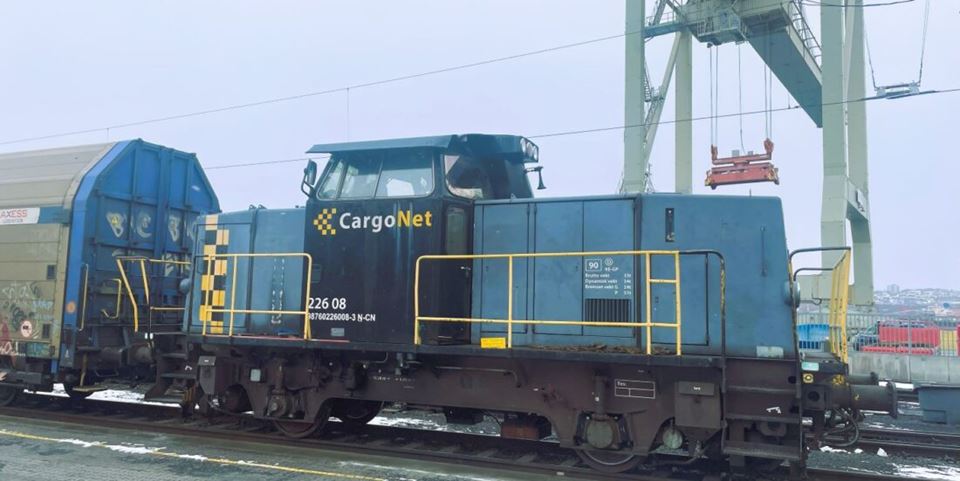 The diesel locomotives used at the Fagernes terminal in Narvik could be retrofitted as electric locomotives. Photo: Roar Andreassen