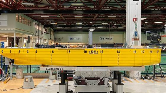 Standing tall, the ship is taller than the Eiffel Tower