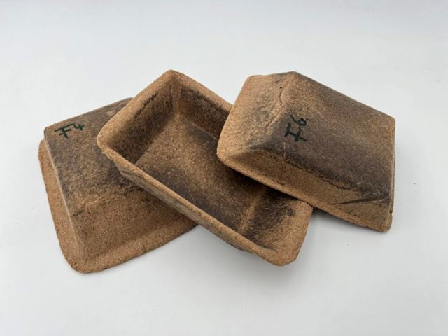 Packaging trays for food made from agricultural waste. Photo: SINTEF