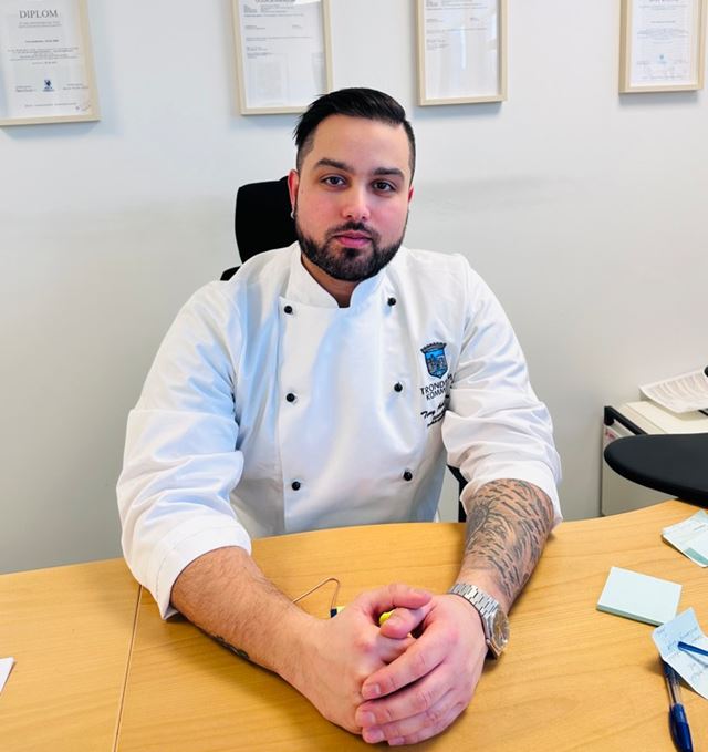 Tony Andersen is unit manager at the production kitchen in Trondheim municipality. 