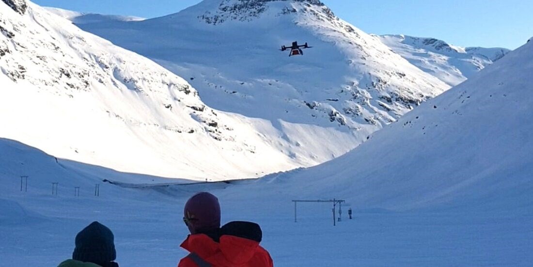 This drone reveals what lies beneath snow and soil