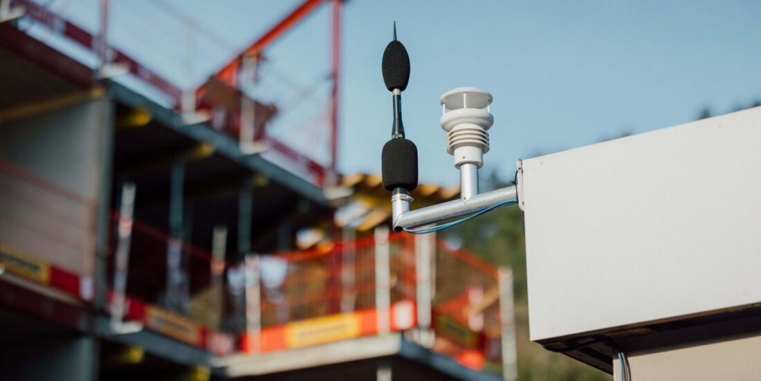 A microphone that can sort sounds and measure noise could be coming to a construction site near you