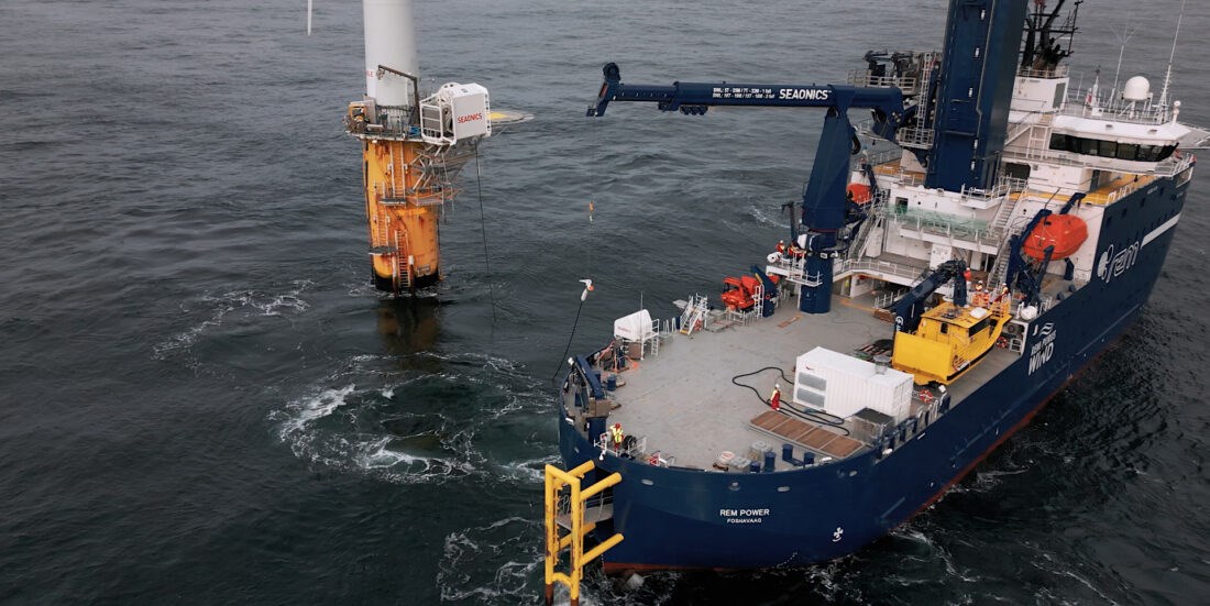 A new “plug and play solution” enables offshore charging for electric ships at sea