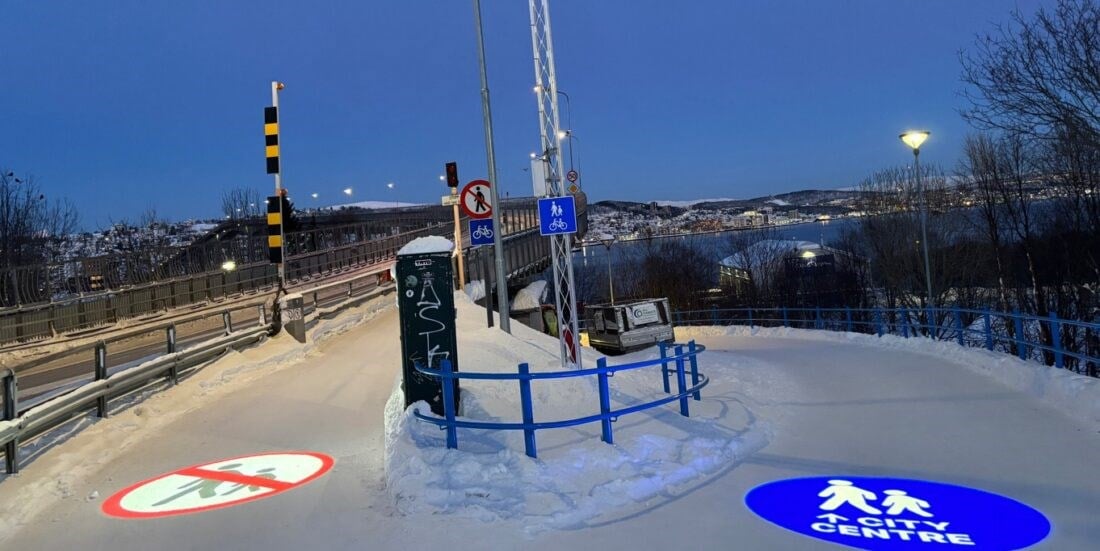 New “horizontal” LED signage proves super effective