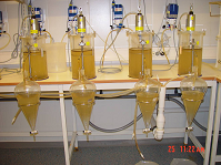 Dispersant effectiveness testing at Arctic condition (0°C) at SINTEFs ice lab using the IFP test