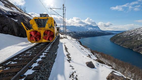 Ekstreme værforhold – Ofotbanen og Malmbanan blir internasjonal testarena